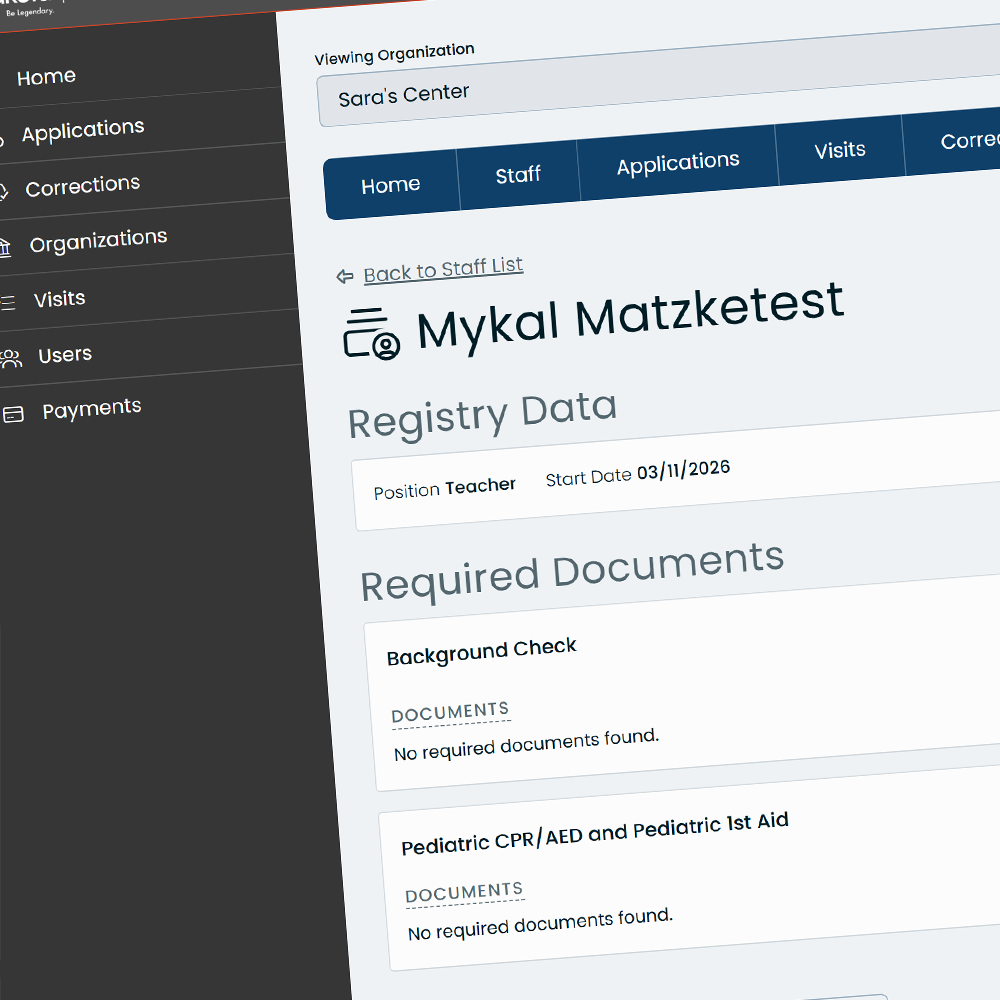 State Licensing Platform Teaser